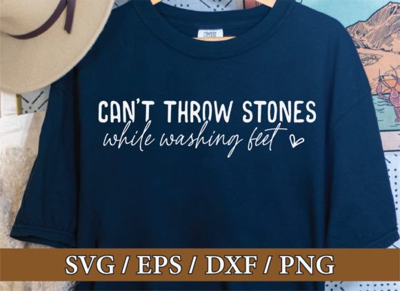 Can’t Throw Stones: Christian Graphics for T-Shirt Designs