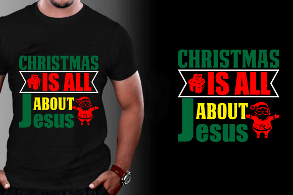 Jesus Christmas Graphics for T-Shirt Designs