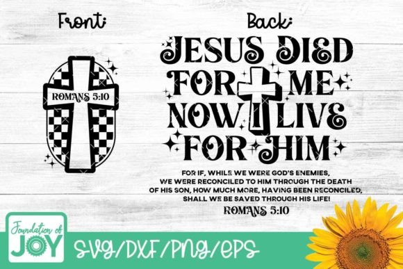 Jesus Died for Me Svg: Graphics & T-Shirt Designs
