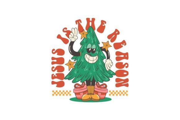 Jesus is the Reason Christmas Graphics for T-Shirt Designs