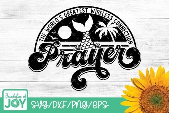 Prayer Svg, Christian Beach Graphics for T-Shirt Designs