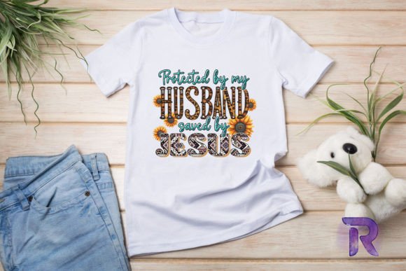 Protected by Jesus PNG: Graphics for T-Shirt Designs