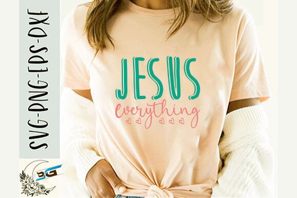 Review: Christmas T-shirt Design, Jesus Everythi for Embroidery